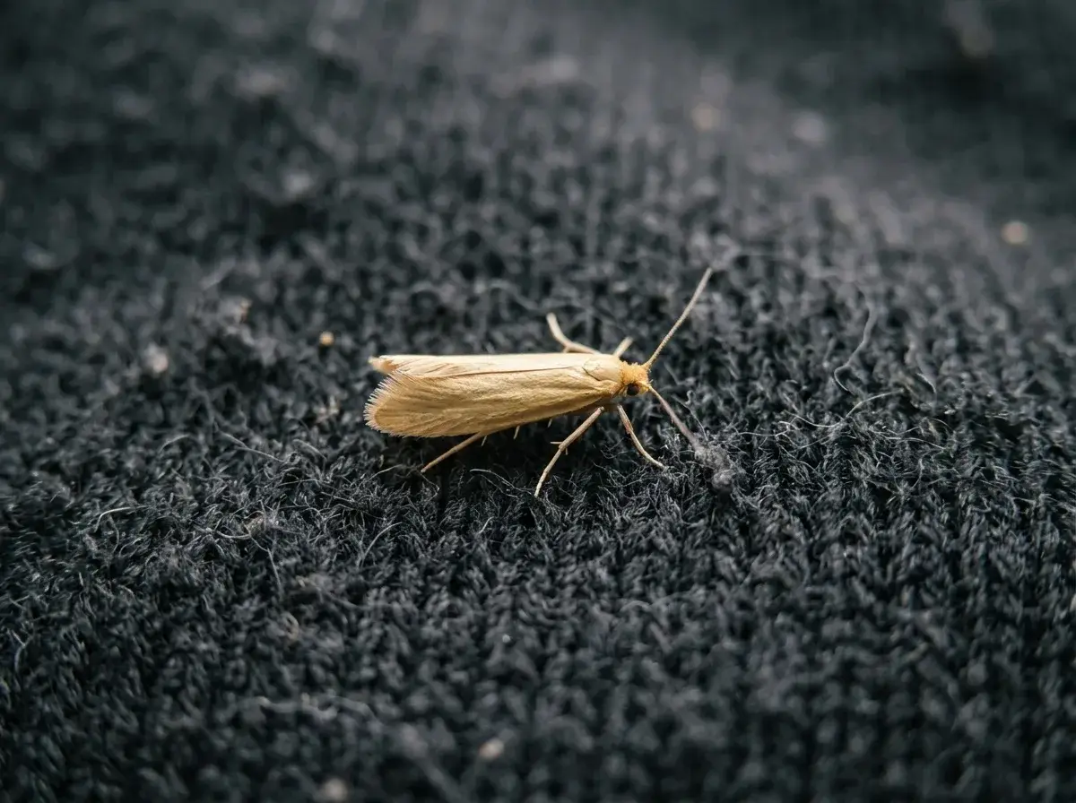 Kis, világosbarna lepke, amely inkább szalad, mint repül